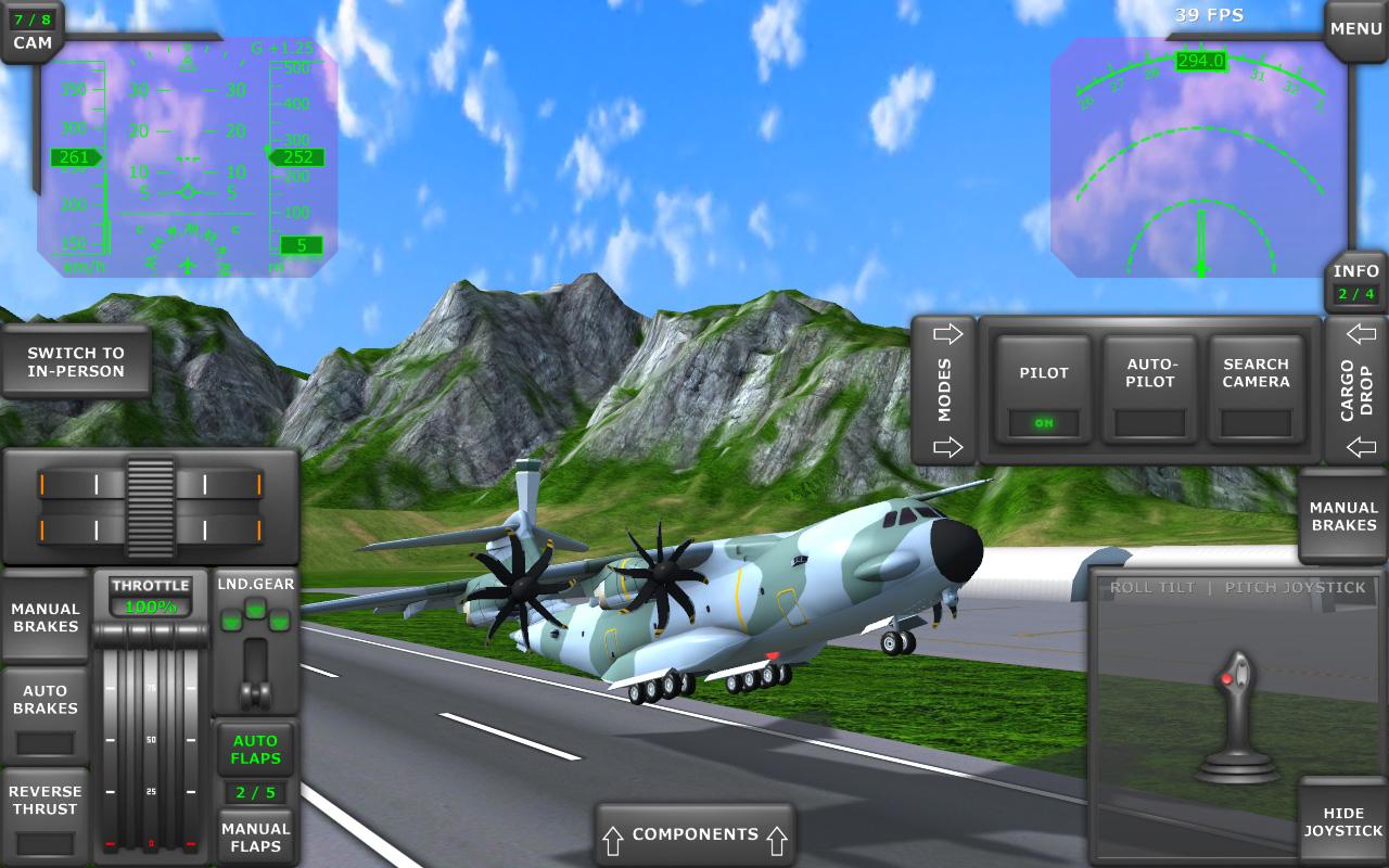 Скачать взлом Turboprop Flight Simulator 3D 1.26 (мод ...